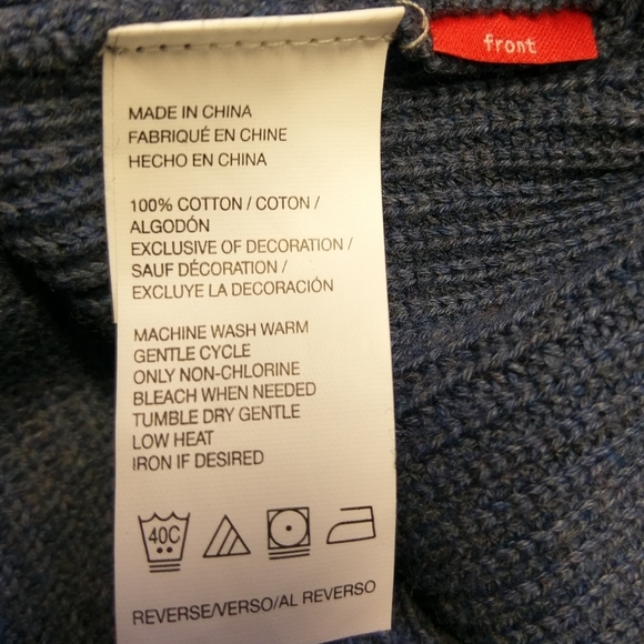 NWT Izod Quarter Zip Mock Neck Sweater,  Size 2XL - Picture 6 of 8